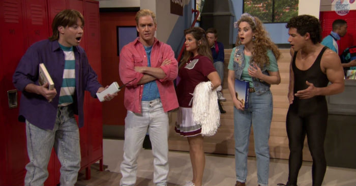 Jimmy Fallon Saved by the Bell reunion
