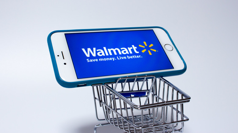 Walmart cell phone tiny cart