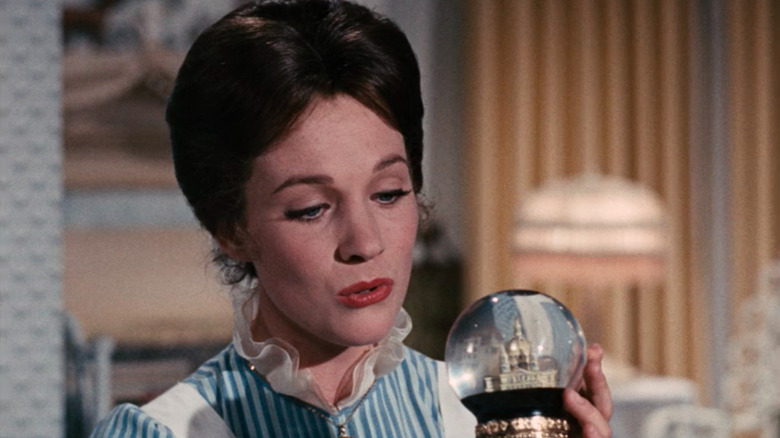 Julie Andrews as Mary Poppins singing Feed the Bird from Mary Poppins