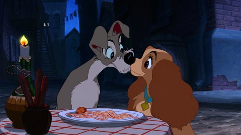 Larry Roberts and Barbara Luddy in Lady and the Tramp