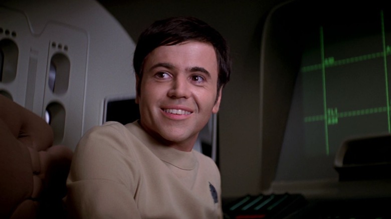 Chekov smiling in Star Trek: The Motion Picture