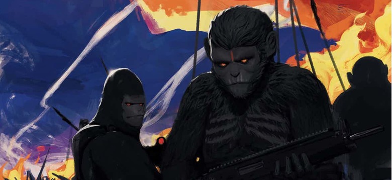 war for the planet of the apes comic book miniseries