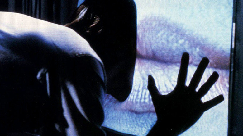 The head going into the TV in Videodrome