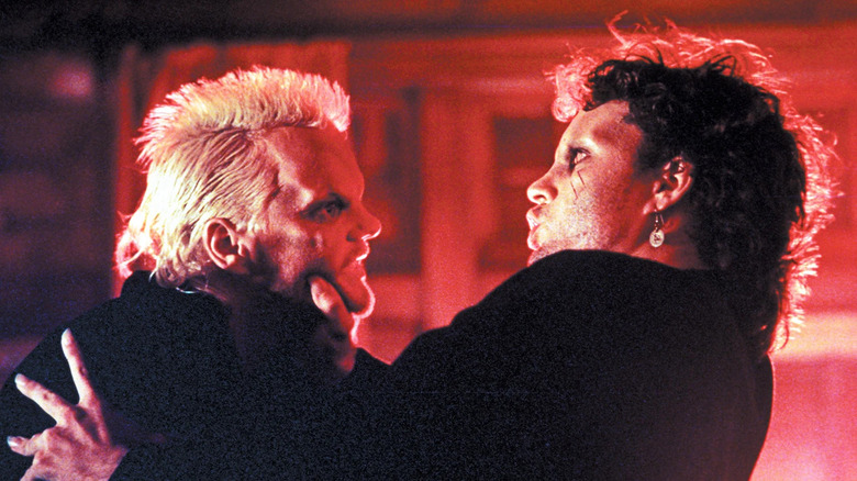 The final fight in The Lost Boys