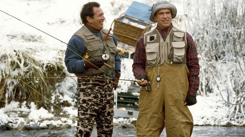 Garry Shandling as Griffin Morris and Warren Beatty as Porter Stoddard fishing in Town & Country