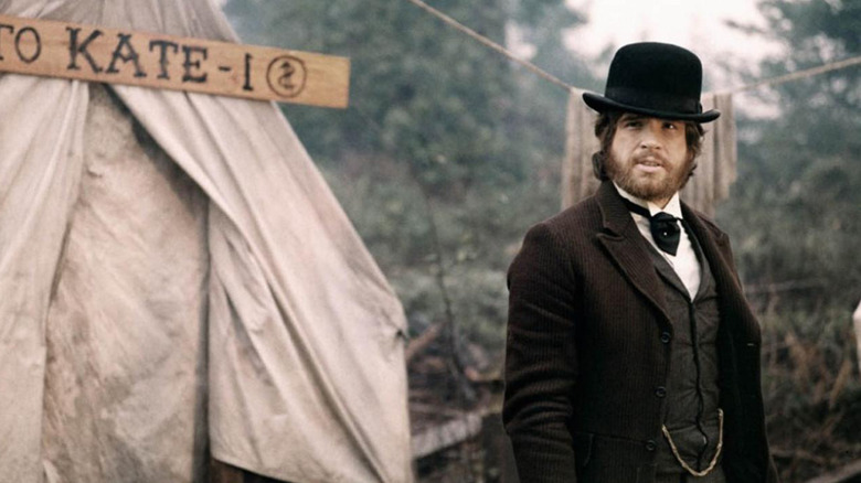 McCabe outside of a tent in McCabe & Mrs. Miller