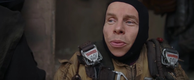 Warwick Davis Rogue One A Star Wars Story BTS