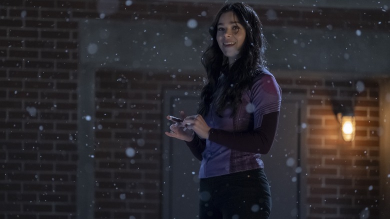 Hawkeye Kate Bishop snow