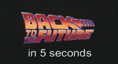 Back to the Future in 5 seconds
