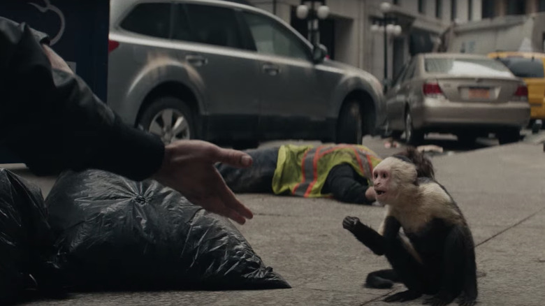 Ampersand, the monkey and Ben Schnetzer as Yorick