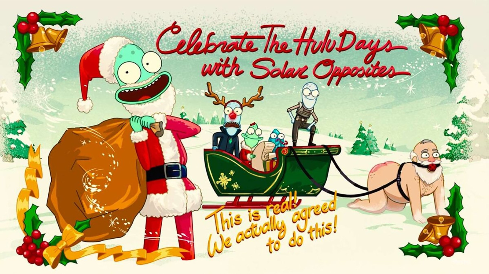 Watch The Demented Solar Opposites Holiday Special Music Video To Get