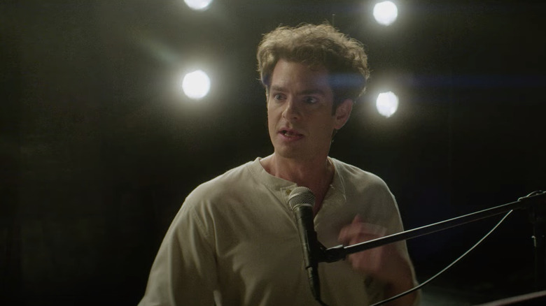 Andrew Garfield as Jonathan Larson in Tick, Tick...Boom!