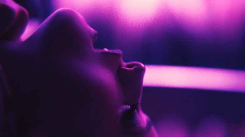 Olivia Taylor Dudley's Joey leaning back in Touch Me