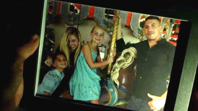 Photo of Frank Castle with his wife, son, and daughter from Daredevil