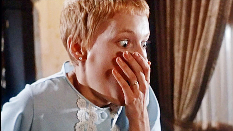 Rosemary shocked in Rosemary's Baby