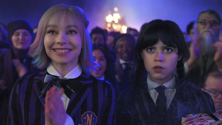 Wednesday and ENID are attending the opening ceremony