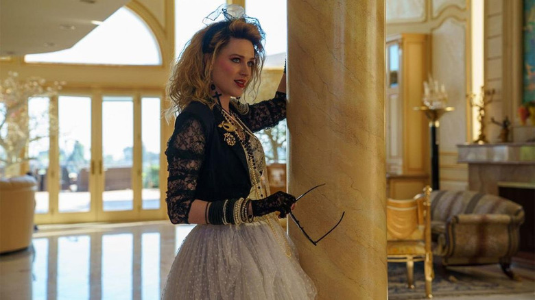 Evan Rachel Wood as Madonna in Weird: The Al Yankovic Story
