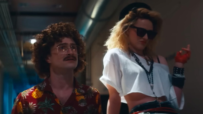Daniel Radcliffe and Evan Rachel Wood in Weird: The Al Yankovic Story