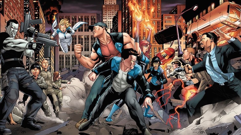 Art from Valiant Comics' Harbinger Wars
