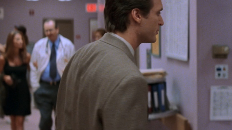 Scream 2, Wes Craven plays the doctor in the background