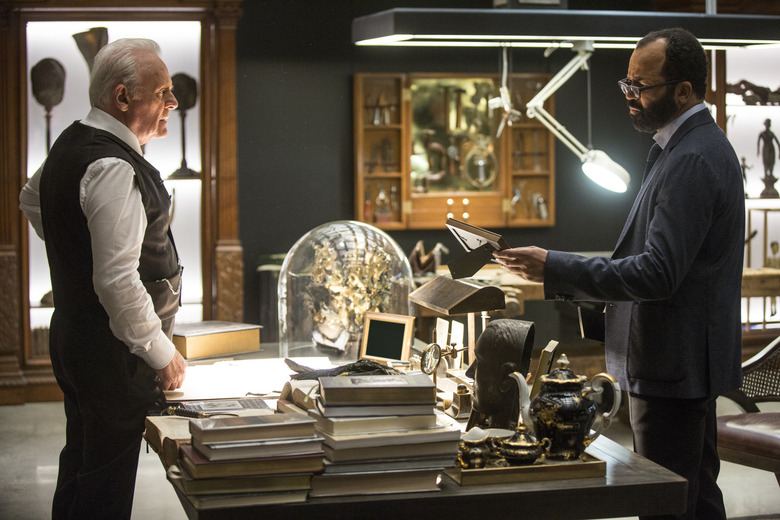 westworld images anthony hopkins jeffrey wright