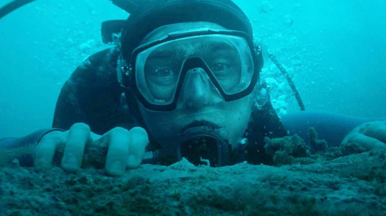 Jay overlooking the top of the ocean floor in Whalefall