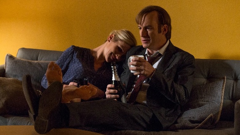 Rhea Seehorn and Bob Odenkirk in Better Call Saul