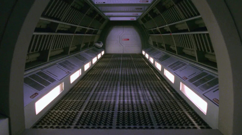 A Jefferies tube in Star Trek: The Next Generation
