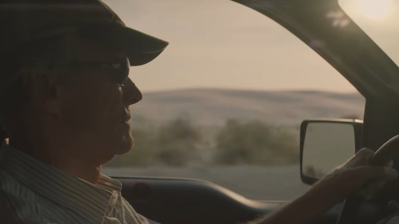 Earl Stone driving in The Mule