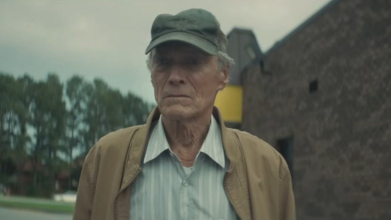 Earl Stone looking worried in The Mule
