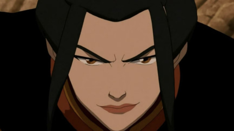 Azula grinning evilly on Avatar: The Last Airbender