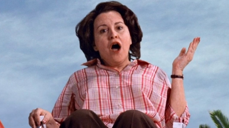 Belita Moreno as Benny Lopez in the opening sequence for The George Lopez Show