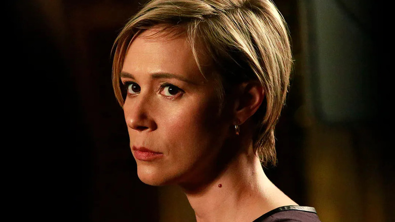 Liza Weil as Bonnie Winterbottom, looking concerned in How to Get Away with Murder