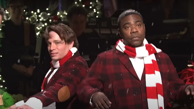 SNL, older Kattan and Tracy Morgan singing a Christmas song