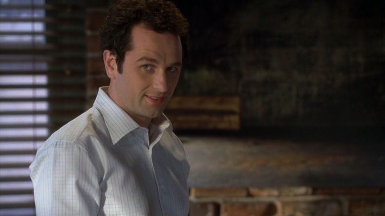 Matthew Rhys as Kevin Walker on Brothers & Sisters, smiling in a kitchen