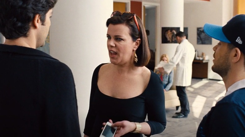 Debi Mazar's Shauna Roberts speaking to Adrian Grenier's Vincent Chase in the Entourage movie