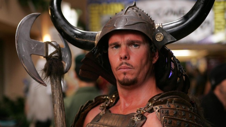 Kevin Dillon's Drama dressed as a Viking on Entourage
