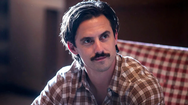 Milo Ventimiglia as Jack Pearson, smiling on This Is Us