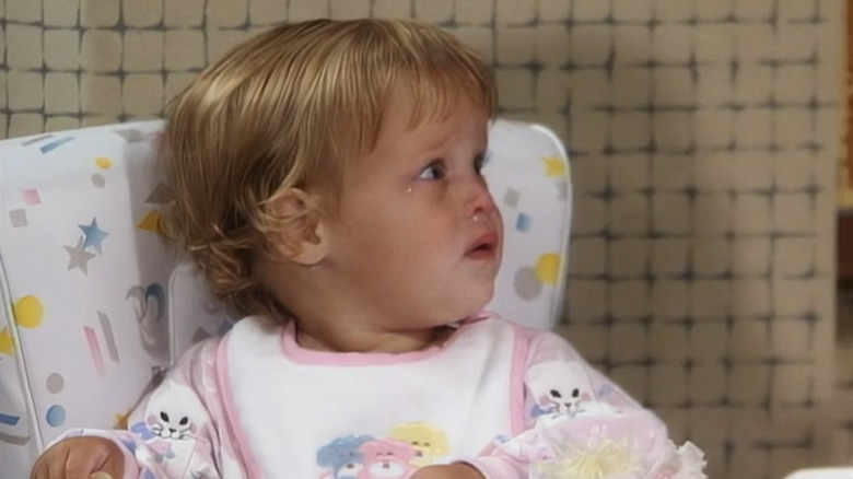 Dohring baby crying in high chair in Growing Pains