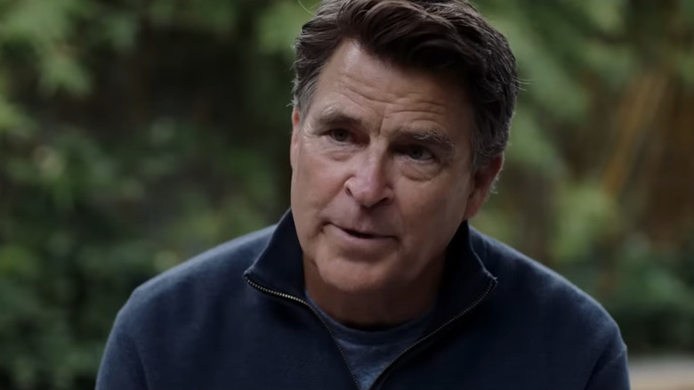 John Baxter (Ted McGinley) looking serious in The Baxters