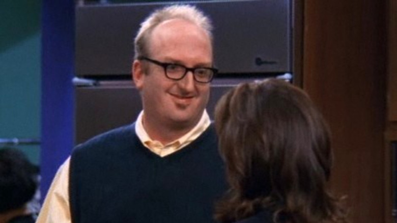 Brian Posehn as Kevin smiling on Just Shoot Me!