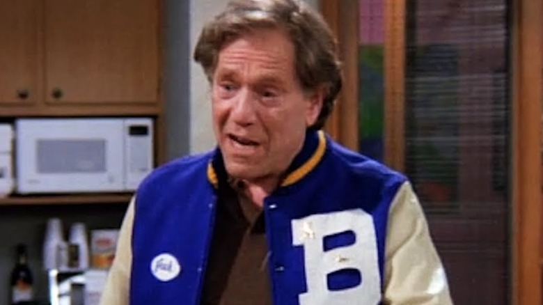 George Segal as Jack wearing a letterman jacket in Just Shoot Me!