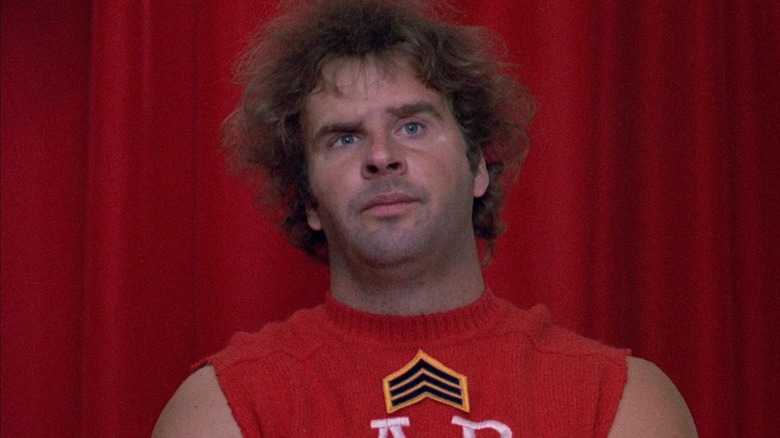 Donald Gibb's Ogre is about to be enraged by nerds in Revenge of the Nerds