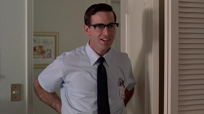 Robert Carradine as Lewis, excited for college in Revenge of the Nerds