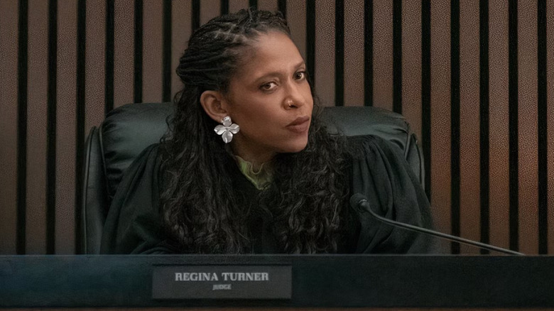 Judge Regina Turner (Merrin Dungey) oversees a case in The Lincoln Lawyer