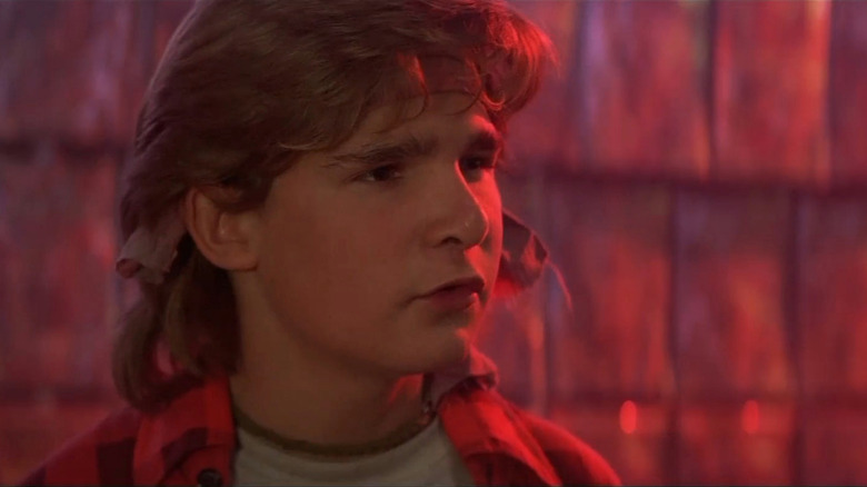 Edgar (Corey Feldman) serious in The Lost Boys
