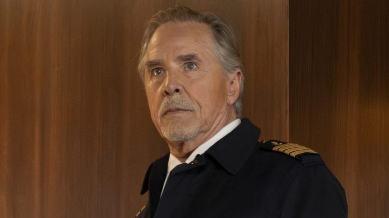 Don Johnson as Captain Robert Massey, looking tense in Doctor Odyssey