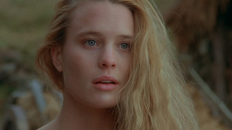 Robin Wright as Buttercup looking wistful in The Princess Bride