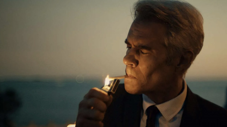 Dana Ashbrook as Malcolm smoking in Minor Premise