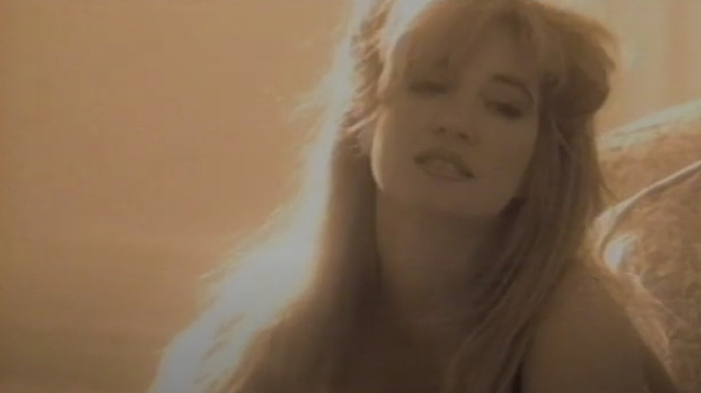 Crystal Bernard sings in the music video for (I Wanna Take) Forever Tonight